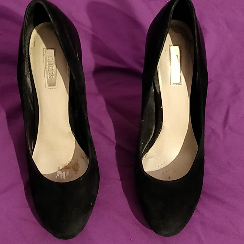 Black Guess heels